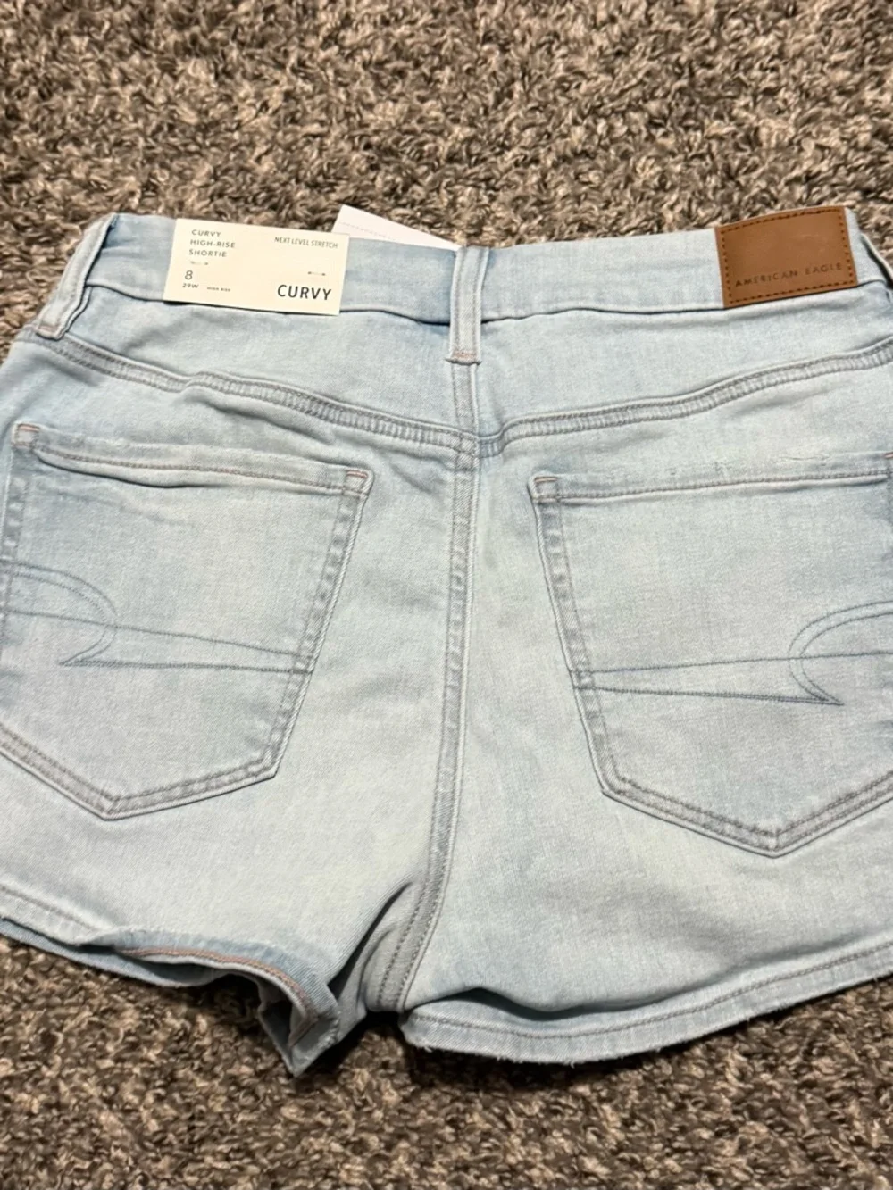 American Eagle Outfitters Light Blue Denim Jean Shorts - Picture 2 of 2